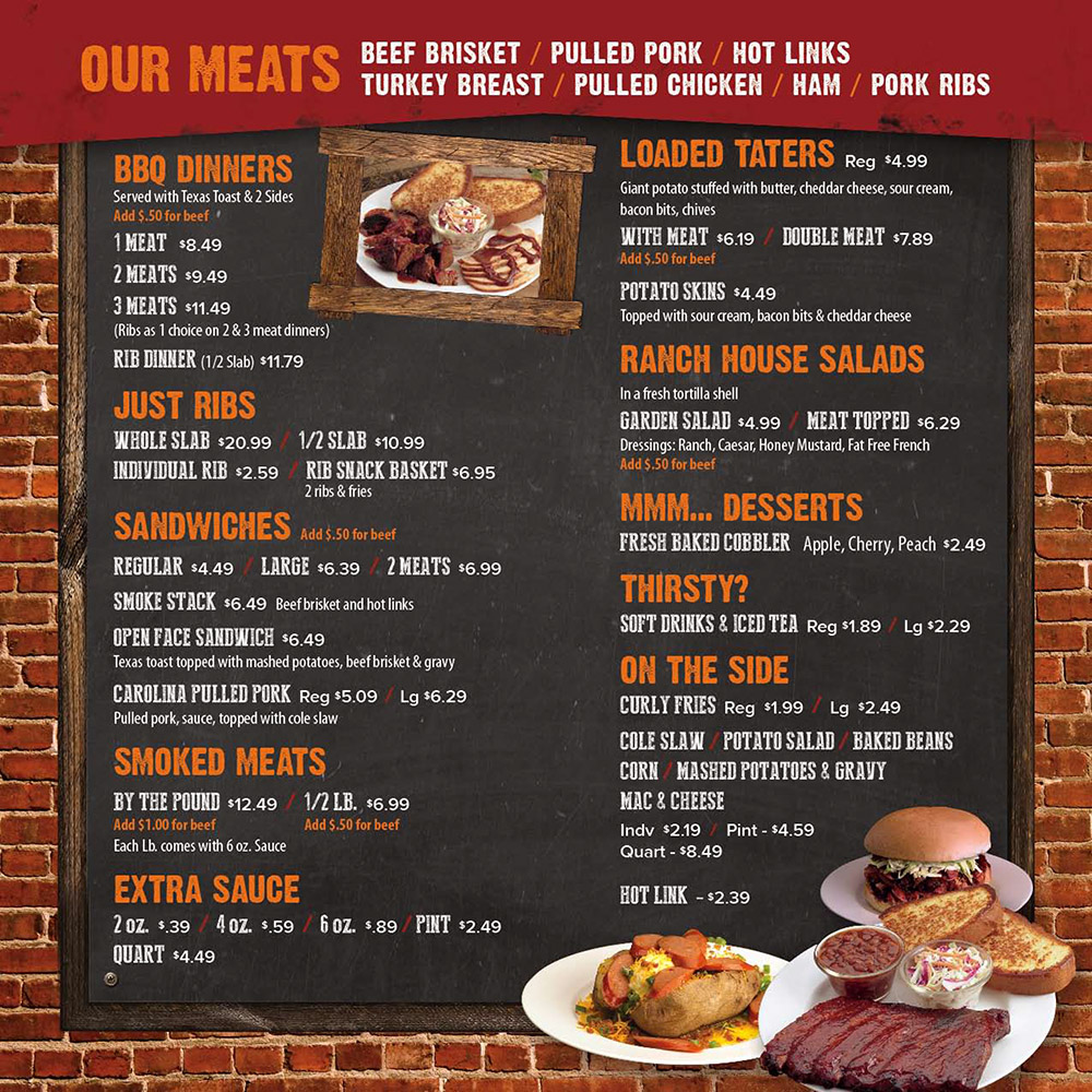 Hog Wild Pit BBQ Menu Lincoln Nebraska